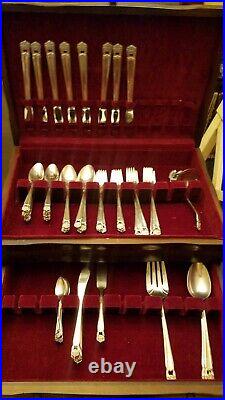 1847 Rogers & Bros IS Eternally Yours 64pc Silver Plate