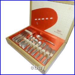 1847 Rogers Bros. IS FLAIR Silverware 73 PCS & Box Silver Plate Service For 9 ++