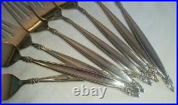 1847 Rogers Bros IS Flatware GARLAND 48pc Service for 8 withServing Pieces c. 1965