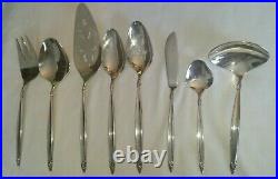 1847 Rogers Bros IS Flatware GARLAND 48pc Service for 8 withServing Pieces c. 1965
