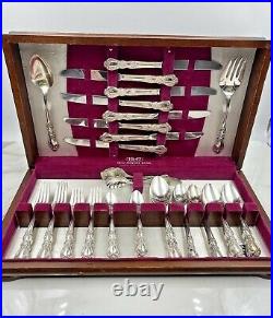 1847 Rogers Bros IS Heritage 56 Pc Serving Set Silver Plated In Original Box