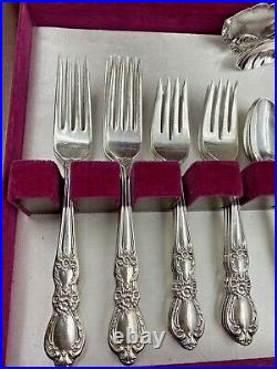 1847 Rogers Bros IS Heritage 56 Pc Serving Set Silver Plated In Original Box