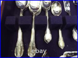 1847 Rogers Bros IS Remembrance 39pc Silver Plate Flatware Set Knife Fork Ladle