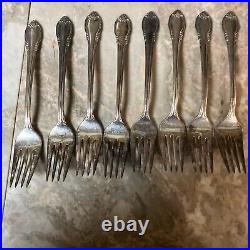 1847 Rogers Bros IS Remembrance 76 Piece Silverplate Silverware