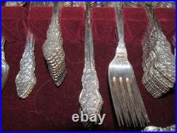 1847 Rogers Bros IS Silver Plate SILVER RENAISSANCE 121 Pc Flatware Service12