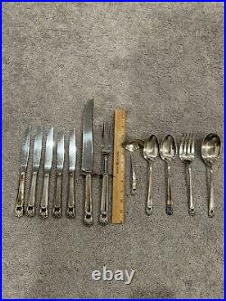 1847 Rogers Bros. IS Silver plate 59 pieces Eternally Yours Flatware withBox