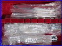 1847 Rogers Bros IS Silverplate NEW Daffodil 65 Pc + Tarnish Proof Chest uu 1847 Rogers Bros IS Silverplate NEW Daffodil 65 Pc + Tarnish Proof Chest uu