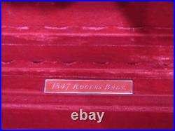 1847 Rogers Bros IS Silverplate NEW Daffodil 65 Pc + Tarnish Proof Chest uu 1847 Rogers Bros IS Silverplate NEW Daffodil 65 Pc + Tarnish Proof Chest uu