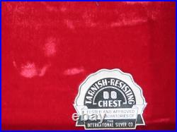 1847 Rogers Bros IS Silverplate NEW Daffodil 65 Pc + Tarnish Proof Chest uu 1847 Rogers Bros IS Silverplate NEW Daffodil 65 Pc + Tarnish Proof Chest uu