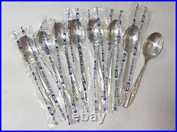 1847 Rogers Bros I. S. Magic Rose Silver Plate Flatware 8 Place Setting Note