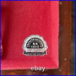 1847 Rogers Bros Int'l Silver Eternally Yours Silver Plate 55 Pcs Deluxe Case