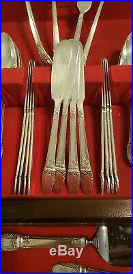 1847 Rogers Bros International Silver FIrst Love 95 Pieces Service For 12