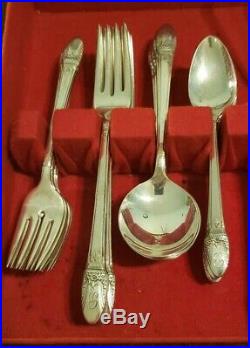 1847 Rogers Bros International Silver FIrst Love 95 Pieces Service For 12