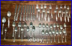 1847 Rogers Bros International Silver Plate Eternally Yours 49 piece