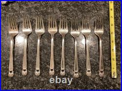 1847 Rogers Bros International Silver Plate Eternally Yours 49 piece
