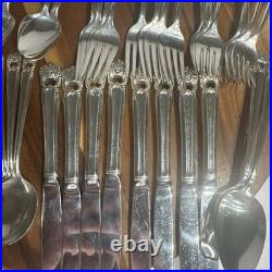 1847 Rogers Bros International Silver Plate Eternally Yours 52 piece