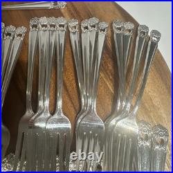 1847 Rogers Bros International Silver Plate Eternally Yours 52 piece
