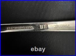1847 Rogers Bros International Silver Silverplate Daffodil Flatware Lot of 47