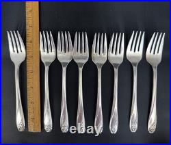 1847 Rogers Bros International Silver Silverplate Daffodil Flatware Lot of 47