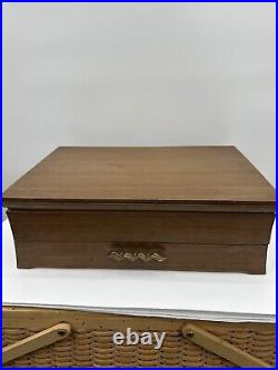 1847 Rogers Bros. Leilani 60 Pc Silverplate Flatware Set Orig Anti-Tarnish Box