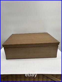 1847 Rogers Bros. Leilani 60 Pc Silverplate Flatware Set Orig Anti-Tarnish Box
