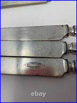 1847 Rogers Bros MERIDEN Brittania 10 Forks 10 Knives SilverPlate