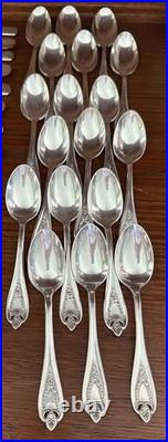 1847 Rogers Bros Old Colony Silverplate/59 Piece Set 12 X 4 Piece Place Setting+