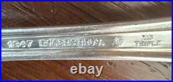1847 Rogers Bros Old Colony Silverplate/59 Piece Set 12 X 4 Piece Place Setting+