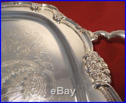 1847 Rogers Bros REMEMBRANCE International Tea Set Tray 1948 Silver Plate