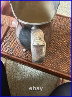1847 Rogers Bros Reflection Silverplate Water Pitcher Vintage Footed 9217 1847 Rogers Bros Reflection Silverplate Water Pitcher Vintage Footed 9217