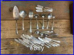 1847 Rogers Bros Remembrance Silver Plate Flatware Service 209 Pcs see desc