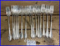1847 Rogers Bros Remembrance Silver Plate Flatware Service 209 Pcs see desc