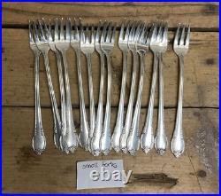 1847 Rogers Bros Remembrance Silver Plate Flatware Service 209 Pcs see desc