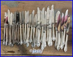 1847 Rogers Bros Remembrance Silver Plate Flatware Service 209 Pcs see desc