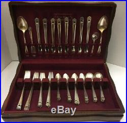 1847 Rogers Bros SILVERWARE Eternally Yours 52 pieces-8 place settings. A379