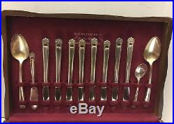 1847 Rogers Bros SILVERWARE Eternally Yours 52 pieces-8 place settings. A379