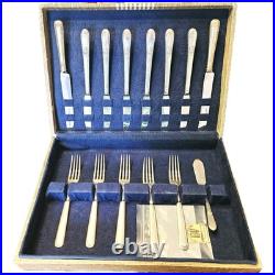 1847 Rogers Bros Silver Plate, Cambridge, International Flatware Case Mixed Lot