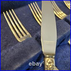 1847 Rogers Bros Silver Plate, Cambridge, International Flatware Case Mixed Lot