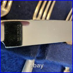 1847 Rogers Bros Silver Plate, Cambridge, International Flatware Case Mixed Lot