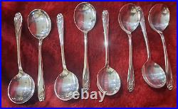 1847 Rogers Bros Silver Plate DAFFODIL & Misc Flatware Set in Box 90pcs