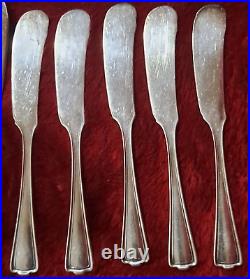 1847 Rogers Bros Silver Plate DAFFODIL & Misc Flatware Set in Box 90pcs