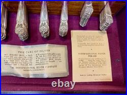1847 Rogers Bros Silver Plate ETERNALLY YOURS Silverware Set 82 Pieces w Case