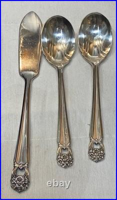 1847 Rogers Bros Silver Plate ETERNALLY YOURS Silverware Set 82 Pieces w Case