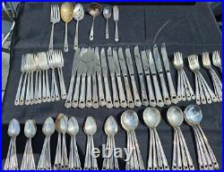 1847 Rogers Bros Silver Plate Eternally Yours 92 Pc Flatware Silverware 1847 Rogers Bros Silver Plate Eternally Yours 92 Pc Flatware Silverware