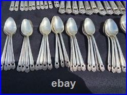 1847 Rogers Bros Silver Plate Eternally Yours 92 Pc Flatware Silverware 1847 Rogers Bros Silver Plate Eternally Yours 92 Pc Flatware Silverware