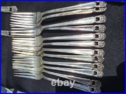 1847 Rogers Bros Silver Plate Eternally Yours 92 Pc Flatware Silverware 1847 Rogers Bros Silver Plate Eternally Yours 92 Pc Flatware Silverware