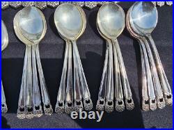 1847 Rogers Bros Silver Plate Eternally Yours 92 Pc Flatware Silverware 1847 Rogers Bros Silver Plate Eternally Yours 92 Pc Flatware Silverware