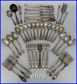 1847 Rogers Bros Silver Plate Old Colony Pattern & Heritage Pattern Flatware 42
