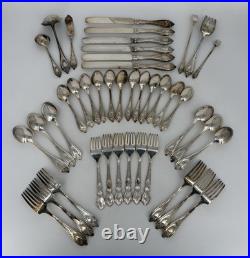 1847 Rogers Bros Silver Plate Old Colony Pattern & Heritage Pattern Flatware 42