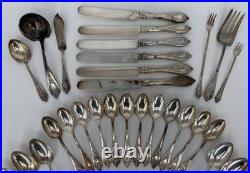 1847 Rogers Bros Silver Plate Old Colony Pattern & Heritage Pattern Flatware 42